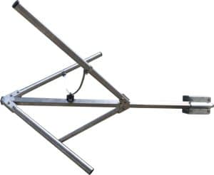 Collapsible transmission FM antenna made of metal